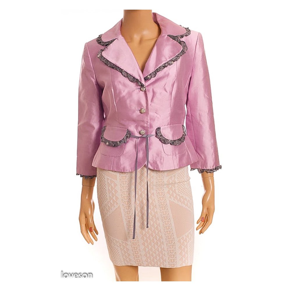 KAY UNGER Belted Jacket